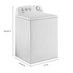 Amana - 3.8 Cu. Ft. High Efficiency Top Load Washer with with High-Efficiency Agitator - White - Image 3