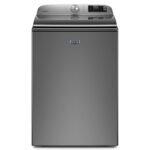 Maytag - 5.3 Cu. Ft. High Efficiency Smart Top Load Washer with Extra Power Button - Metallic Slate
