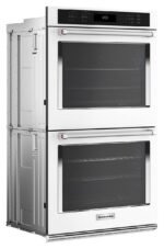 KitchenAid 30" Built-In Electric Convection Double Wall Oven Air Fry Mode White from Kings Outlet