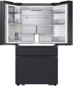 Samsung Bespoke 29 cu. ft. 4-Door French Door Refrigerator AI Family Hub+ Charcoal Glass from Kings Outlet