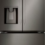 LG - Standard-Depth MAX 24.5 Cu. Ft. Smart French Door Refrigerator with Dual Ice - Black Stainless Steel