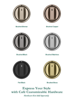 Café - 5.6 Cu. Ft. Slide-In Gas Convection Range, Customizable - Matte White - Image 3