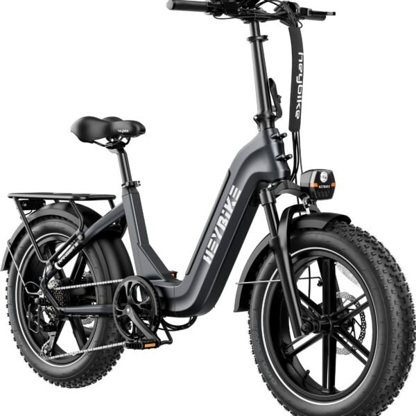 Heybike Ranger S 1000W Foldable Step-Thru Fat-Tire Ebike 55mi Max Range 28mph Max Speed from Kings Outlet