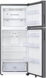 Samsung - 18 cu. ft. Garage Ready Top Freezer Refrigerator with All-Around Cooling - Stainless Steel - Image 3