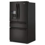 Whirlpool - 24.5 Cu. Ft. French Door Refrigerator with Two-Tier Freezer Storage - Black - Image 7