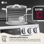 LG - 6.3 Cu. Ft. Smart Slide-in Electric Induction Convection Range with EasyClean and Air Fry - Stainless Steel - Image 7