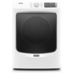 Maytag 7.3 Cu. Ft. Stackable Gas Dryer Extra Power Button White from Kings Outlet