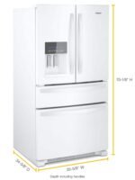 Whirlpool - 24.5 Cu. Ft. French Door Refrigerator with Two-Tier Freezer Storage - White - Image 6