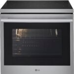 LG - 6.3 Cu. Ft. Freestanding Electric True Convection Smart Range with Air Fry and InstaView - Stainless Steel