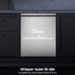 Samsung - 24" AutoRelease Dry Smart Built-In Stainless Steel Tub Dishwasher with 3rd Rack Washing System, 38dBA - White Glass - Image 4