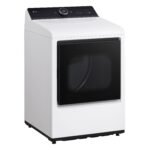 LG 7.3 Cu. Ft. Smart Gas Dryer Steam EasyLoad Door Alpine White from Kings Outlet