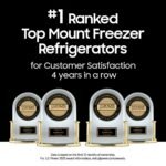 Samsung - 18 cu. ft. Garage Ready Top Freezer Refrigerator with Ice Maker - Stainless Steel - Image 5