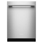 KitchenAid - 24" Top Control Built-In Tub Dishwasher with Third Level Jet Rack, 40+ Total Wash Jets, 41 dBA - Stainless Steel