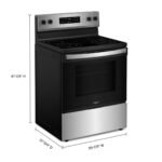Whirlpool - 30-inch Electric Range with No Preheat Mode - Stainless Steel - Image 3