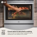 LG - 6.3 Cu. Ft. Freestanding Gas True Convection Smart Range with EasyClean, Air Fry and UltraHeat 20K Burner - Stainless Steel - Image 6