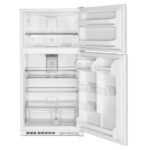 Maytag - 20.5 Cu. Ft. Top Freezer Refrigerator with PowerCold Feature - White Ice - Image 2