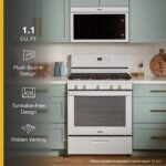 Whirlpool - 1.1 Cu. Ft. Over-the-Range Microwave with Flush Built-in Design - White - Image 7