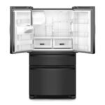 Whirlpool - 24.5 Cu. Ft. French Door Refrigerator with Two-Tier Freezer Storage - Black - Image 2