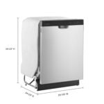 Amana - 24" Front Control Built-In Dishwasher with Triple Filter Wash and 59 dBA - Stainless Steel - Image 4