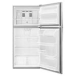 Whirlpool 18.2 Cu. Ft. Top-Freezer Refrigerator Monochromatic Stainless Steel from Kings Outlet