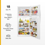 Whirlpool 18.2 Cu. Ft. Top-Freezer Refrigerator White from Kings Outlet