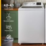 Whirlpool - 4.3 Cu. Ft. High-Eficiency Top Load Washer with 2-in-1 Removable Agitator and Soft Close Glass Lid - White - Image 5