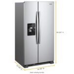 Whirlpool - 25 Cu Ft. Wide Side-by-Side Refrigerator - Stainless Steel - Image 3