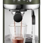 Breville - the Bambino Plus Espresso Machine with 15 bars of pressure and Milk Frother - Olive Tapenade