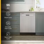 Whirlpool - Quiet Dishwasher with Boost Cycle and Pocket Handle .- Fingerprint Resistant - Stainless Steel - Stainless Steel - Image 3