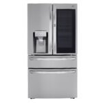 LG - 29.5 Cu. Ft. 4-Door French Door-in-Door Smart Refrigerator with Craft Ice - Stainless Steel