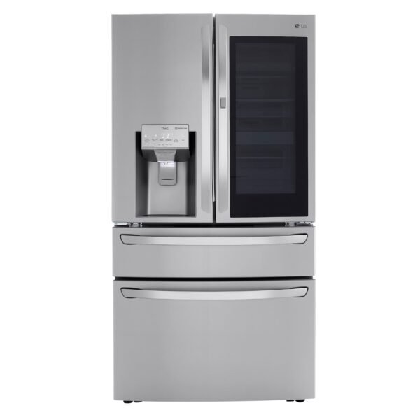 LG 29.5 Cu. Ft. 4-Door French Door-in-Door Smart Refrigerator Craft Ice Stainless Steel from Kings Outlet