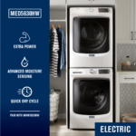 Maytag - 7.3 Cu. Ft. Stackable Electric Dryer with Extra Power Button - White - Image 4