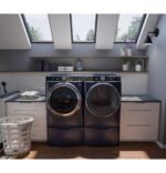 GE 16" Laundry Pedestal Storage Drawer Select Washers Dryers Sapphire Blue from Kings Outlet