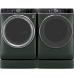 GE - 7" RightHeight Riser - Laundry Pedestal for Select Washers and Dryers - Jade Green - Image 5