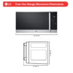LG - 1.8 Cu. Ft. Over The Range Smart Microwave with Sensor Cooking and EasyClean - Stainless Steel - Image 3