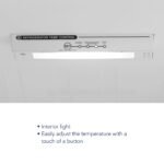 Insignia - 11.5 Cu. Ft. Bottom Mount Refrigerator with ENERGY STAR Certification - Stainless Steel - Image 4