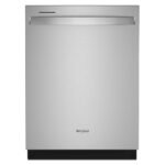 Whirlpool - 24" Dishwasher with AI Intelligent Wash and 47 dBA - Stainless Steel