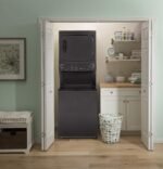 GE 3.8 Cu. Ft. Top Load Washer 5.9 Cu. Ft. Electric Dryer Laundry Center from Kings Outlet