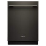 KitchenAid - 24" Top Control Built-In Tub Dishwasher with Third Level Jet Rack, 40+ Total Wash Jets, 41 dBA - Black Ore