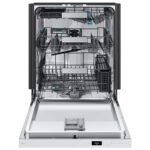Samsung - 24" AutoRelease Dry Smart Built-In Stainless Steel Tub Dishwasher with 3rd Rack Washing System, 38dBA - White Glass - Image 6