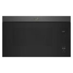 Whirlpool - 1.1 Cu. Ft. Over-the-Range Microwave with Flush Built-in Design - Black Stainless Steel