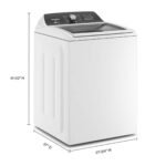 Whirlpool - 4.7-4.8 Cu. Ft. Top Load Washer with 2 in 1 Removable Agitator - White - Image 3