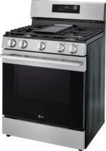 LG 6.3 Cu. Ft. Freestanding Gas True Convection Smart Range EasyClean Air Fry UltraHeat from Kings Outlet
