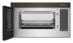 KitchenAid - 1.1 Cu. Ft. Convection Flush Built-In Over-the-Range Microwave with Air Fry Mode - Black Stainless Steel - Image 6