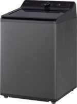 LG - 5.0 Cu. Ft. High-Efficiency Smart Top Load Washer with Easy Unload - Platinum Black - Image 4