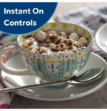 GE - 1.9 Cu. Ft. Over-the-Range Microwave with Steam Cleaning - Black Slate - Image 5