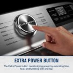 Maytag - 7.4 Cu. Ft. Smart Electric Dryer with Extra Power Button - Metallic Slate - Image 4