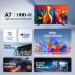 Hisense - 75" Class A7 Series LED 4K UHD WCG Smart Google TV (2024) - Image 3