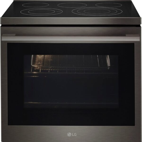 LG 6.3 Cu. Ft. Freestanding Electric True Convection Smart Range Air Fry Premium Handle from Kings Outlet