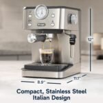 De Longhi Classic Espresso Machine Stainless Steel from Kings Outlet